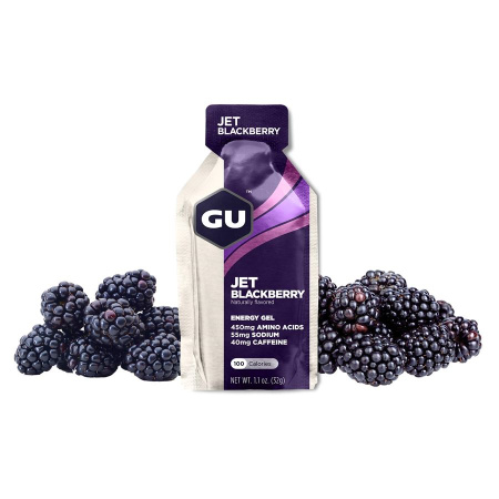 detail GU Energy Gel 32g Jet Blackberry